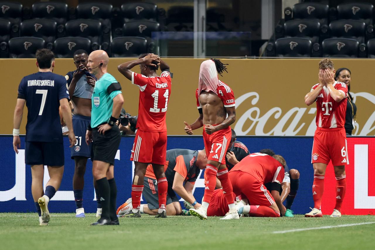 Musiala suffers horror injury against PSG