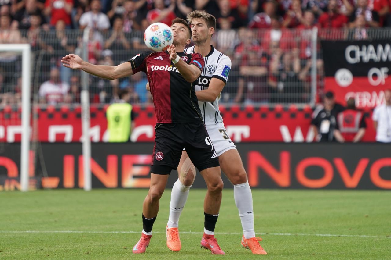 Confirmed lineups: 1. FC Nürnberg vs SV Darmstadt