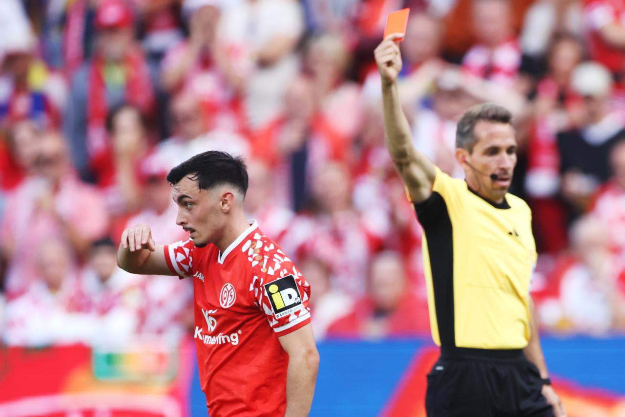 Nebel handed two-match ban for red card against 1.FC Köln