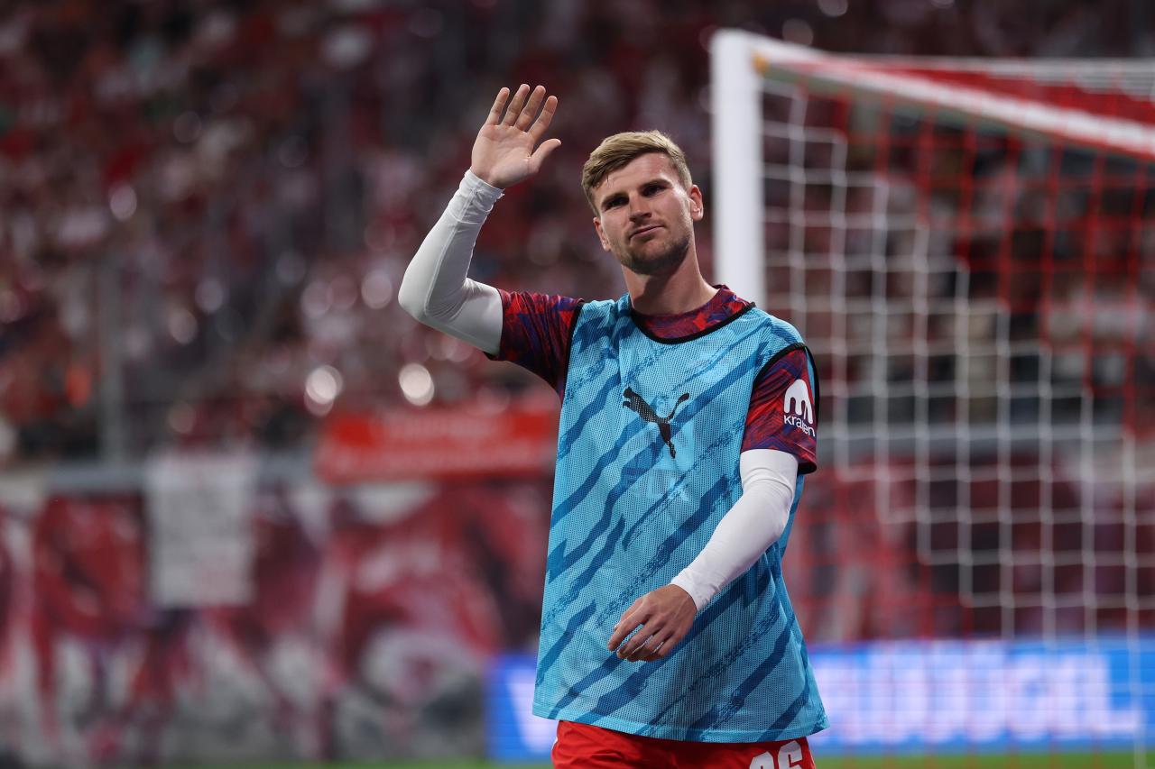 Fans celebrate Timo Werner's return to RB Leipzig squad