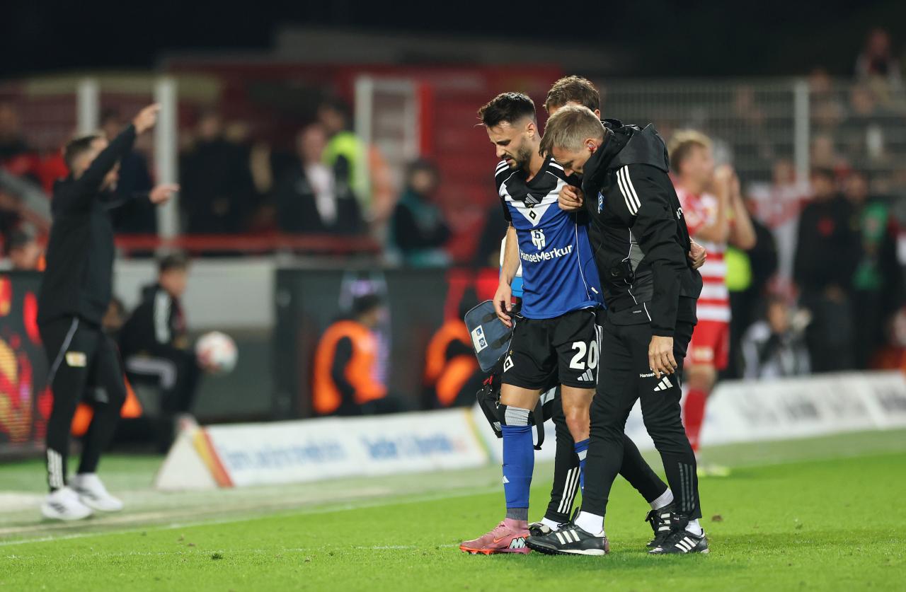 Vieira injury not as bad as feared, HSV awaiting suspension verdict