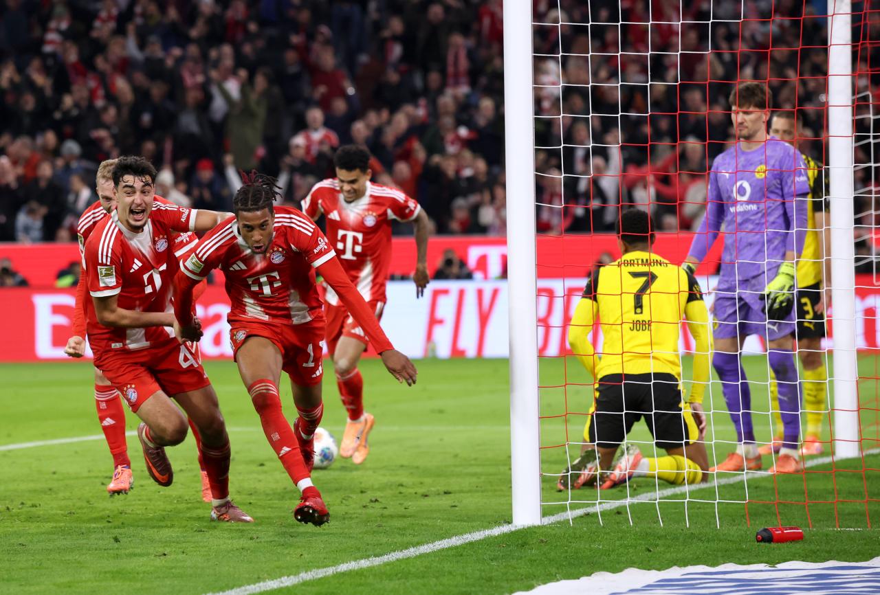 Bayern hold off Dortmund in 2-1 Klassiker thriller
