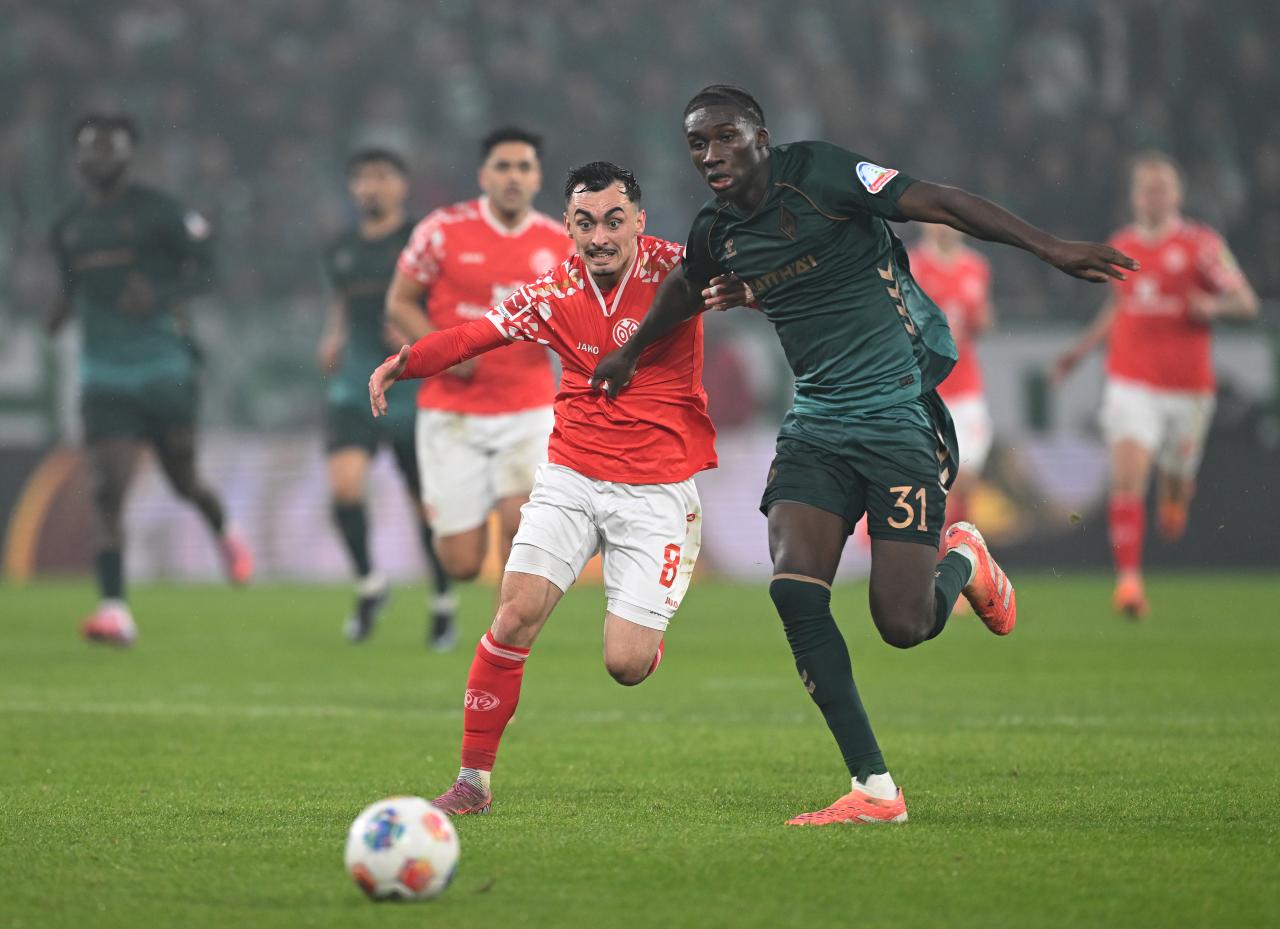 The points are shared as Mainz draws Werder Bremen 1-1