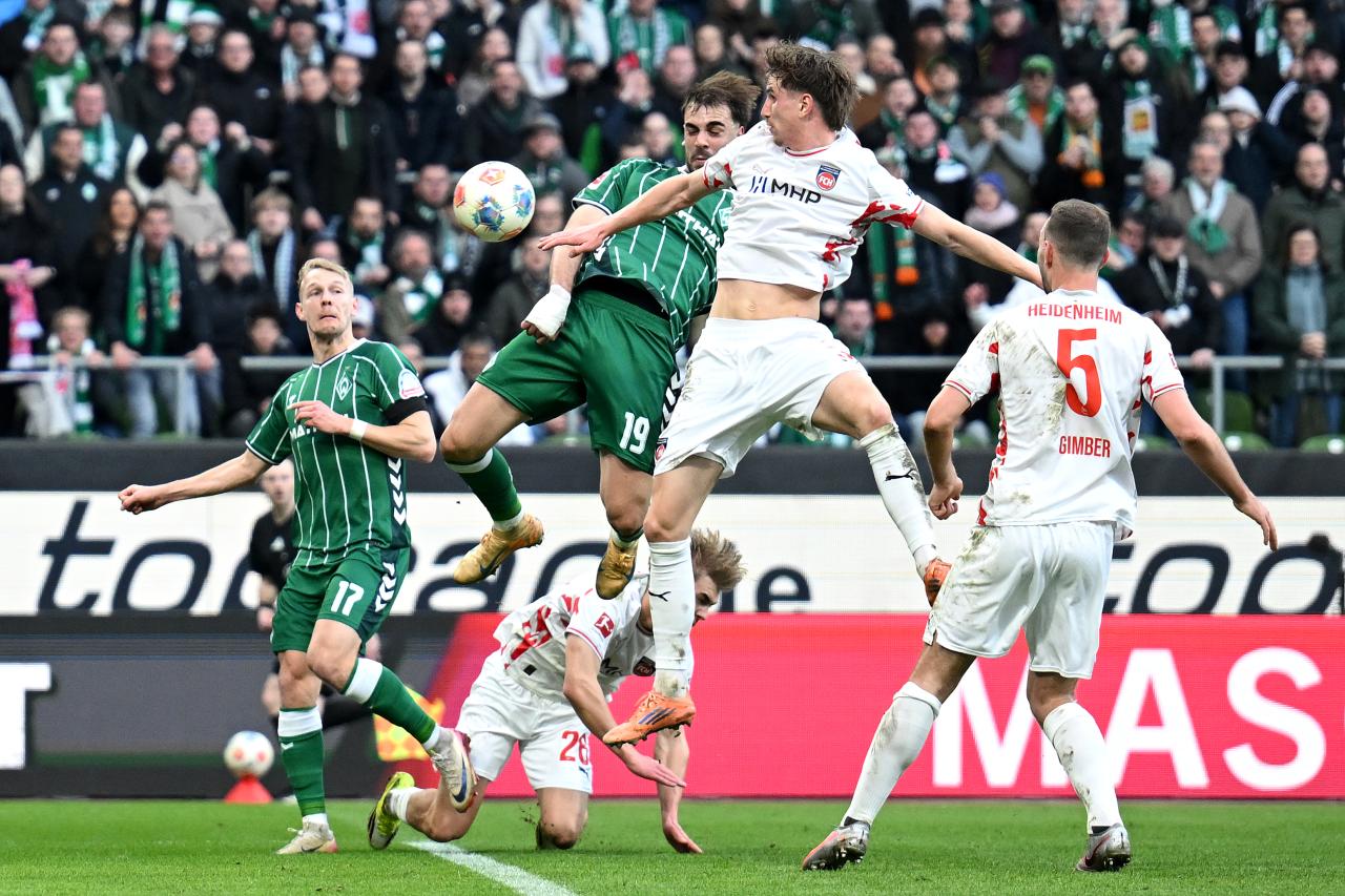 Werder Bremen claim vital win in relegation scrap with Heidenheim