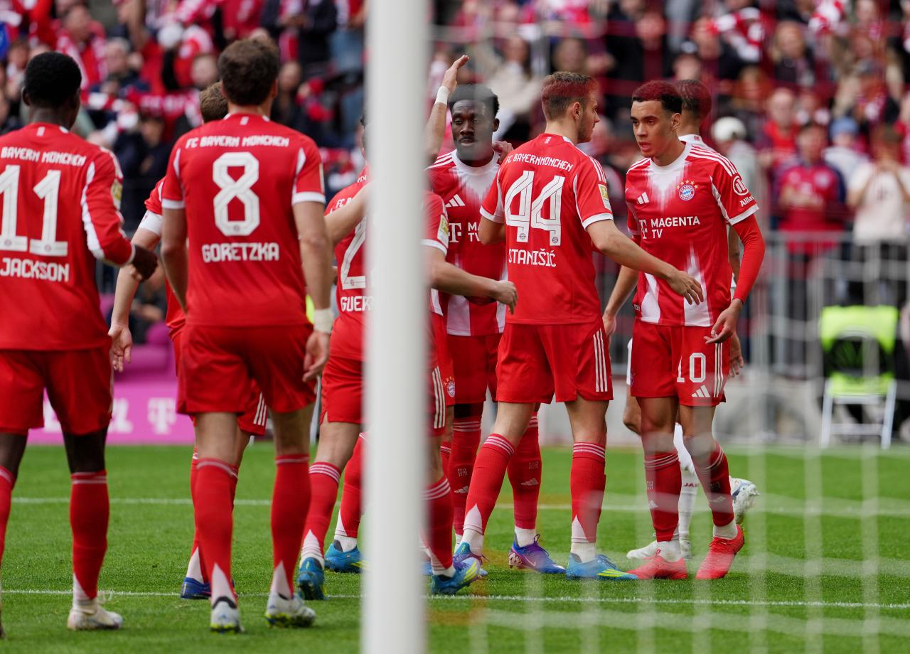 Bayern crown Bundesliga title with comfortable win over Stuttgart