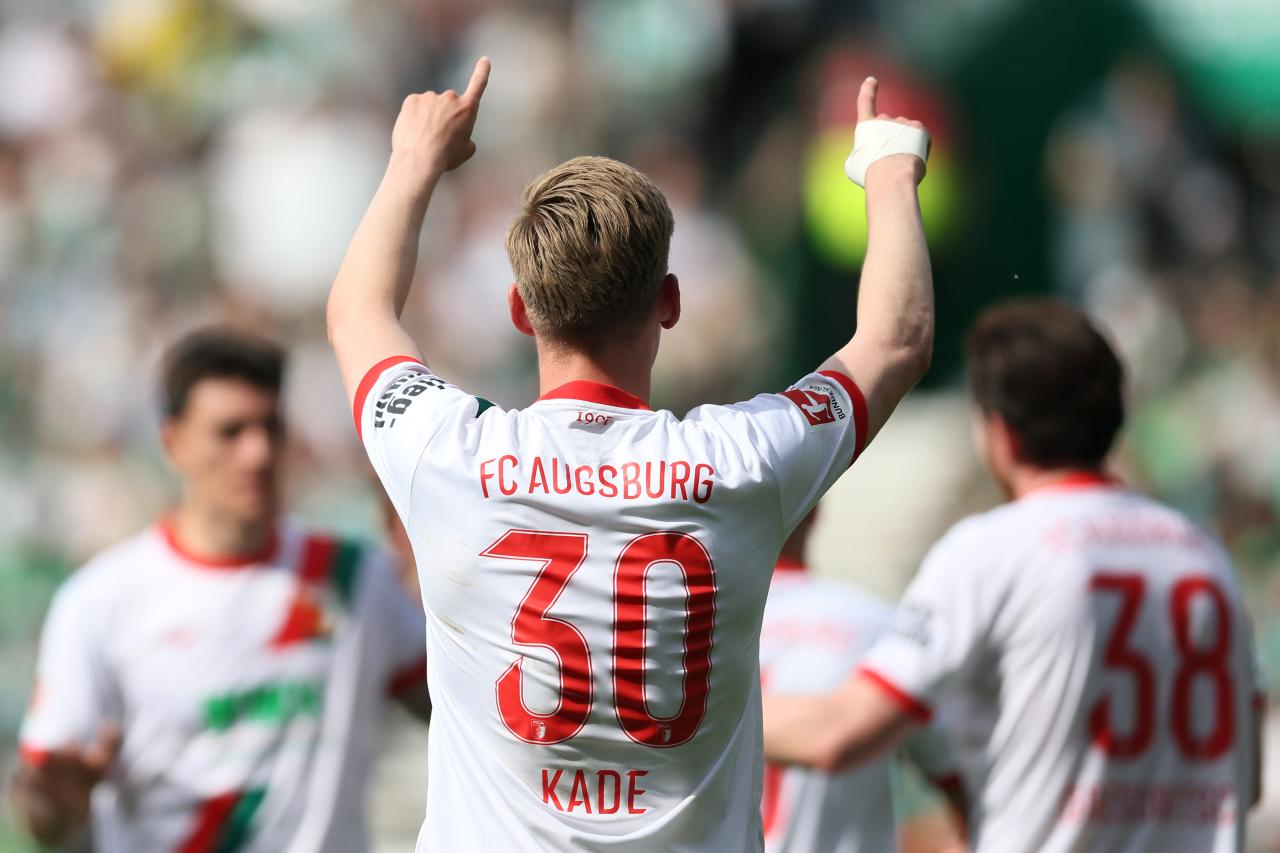Anton Kade shares delight after his first Bundesliga brace