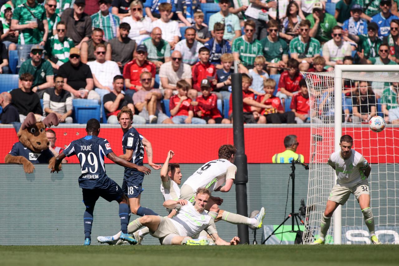 Hoffenheim edge past Werder to set up blockbuster final day in race for the top-four
