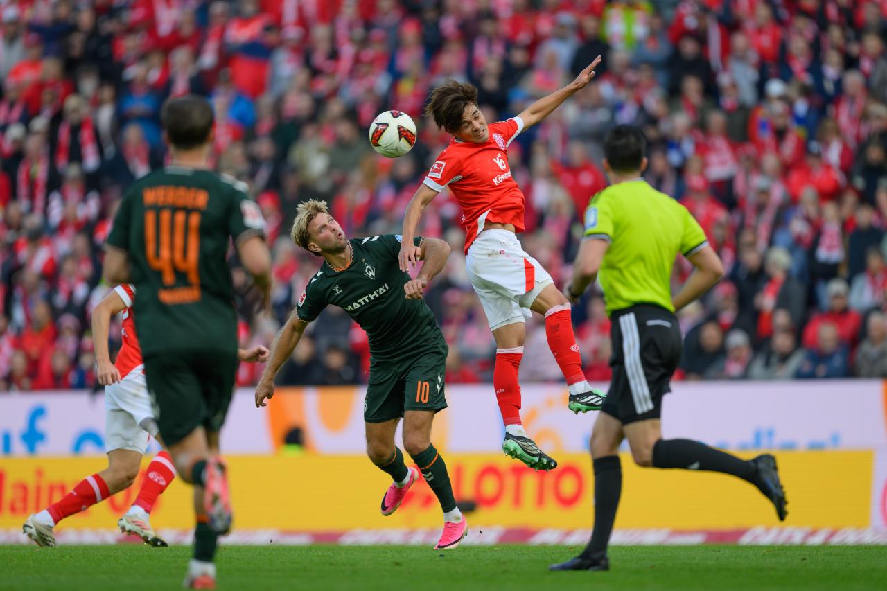 Füllkrug's brace provides the platform as Bremen sink Mainz in five-goal thriller