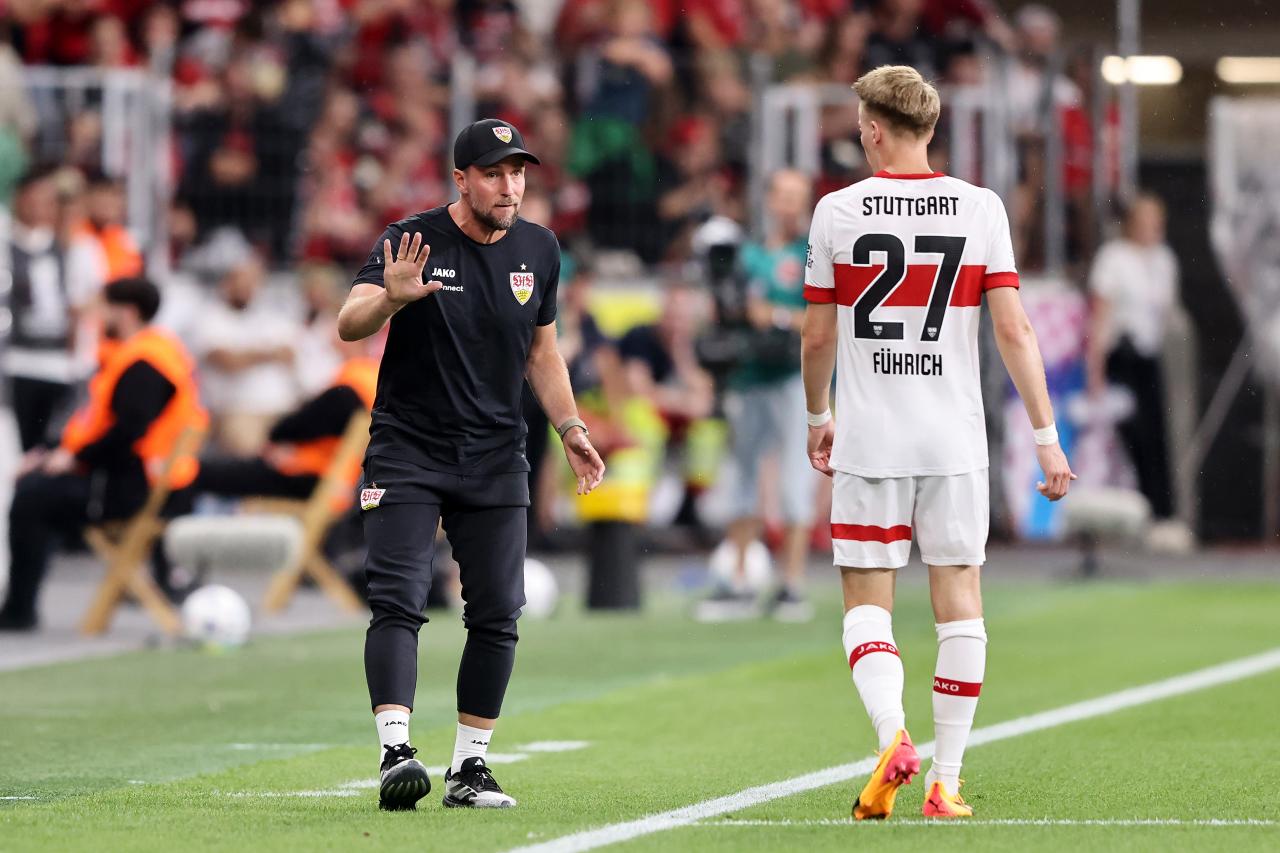 Stuttgart see off Kaiserslautern, Köln ease past Kiel and Regensburg survive red card