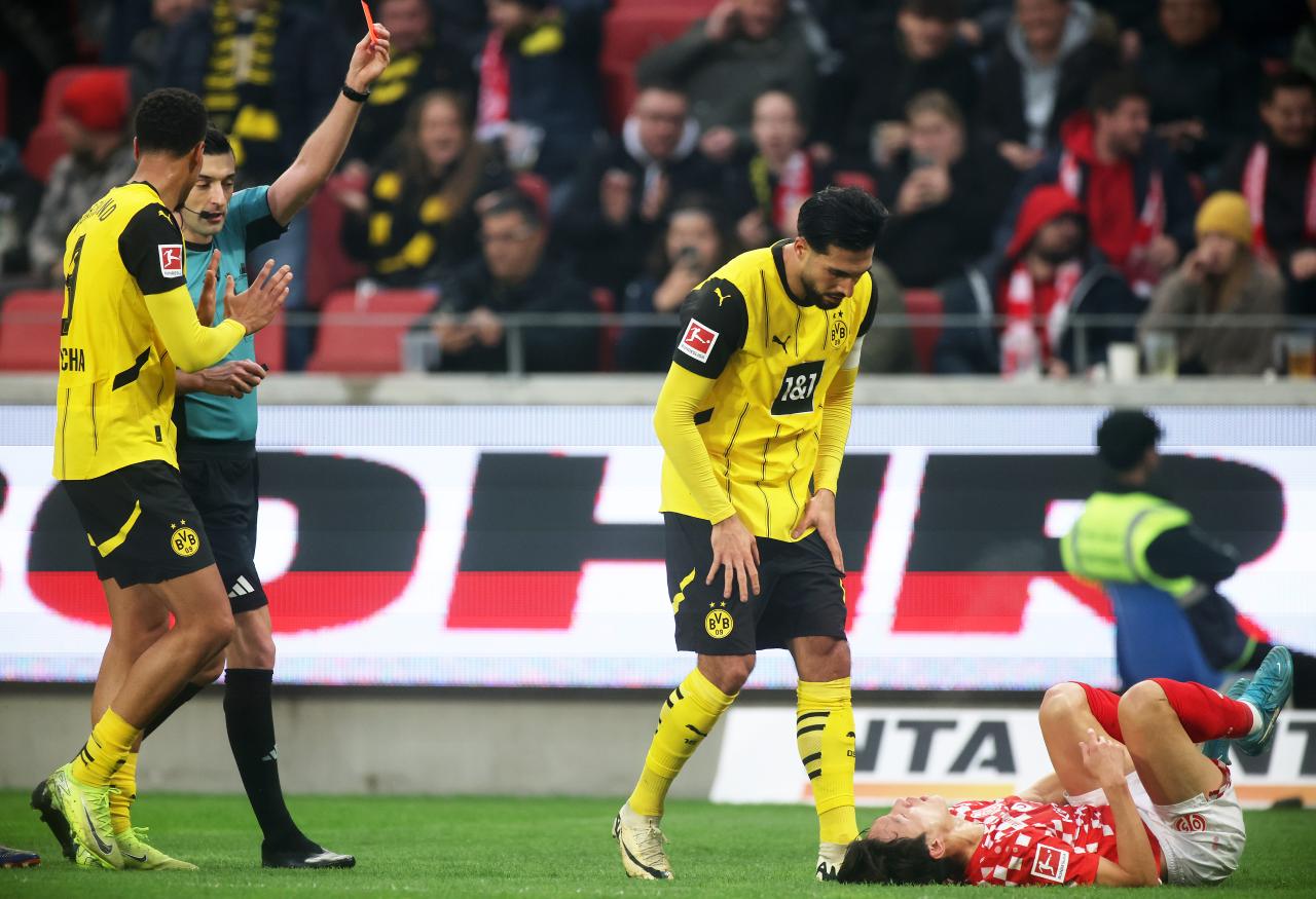 15:30 Kickoffs: BVB falter as Can sees red, another draw for Leverkusen, Burke lifts Werder late