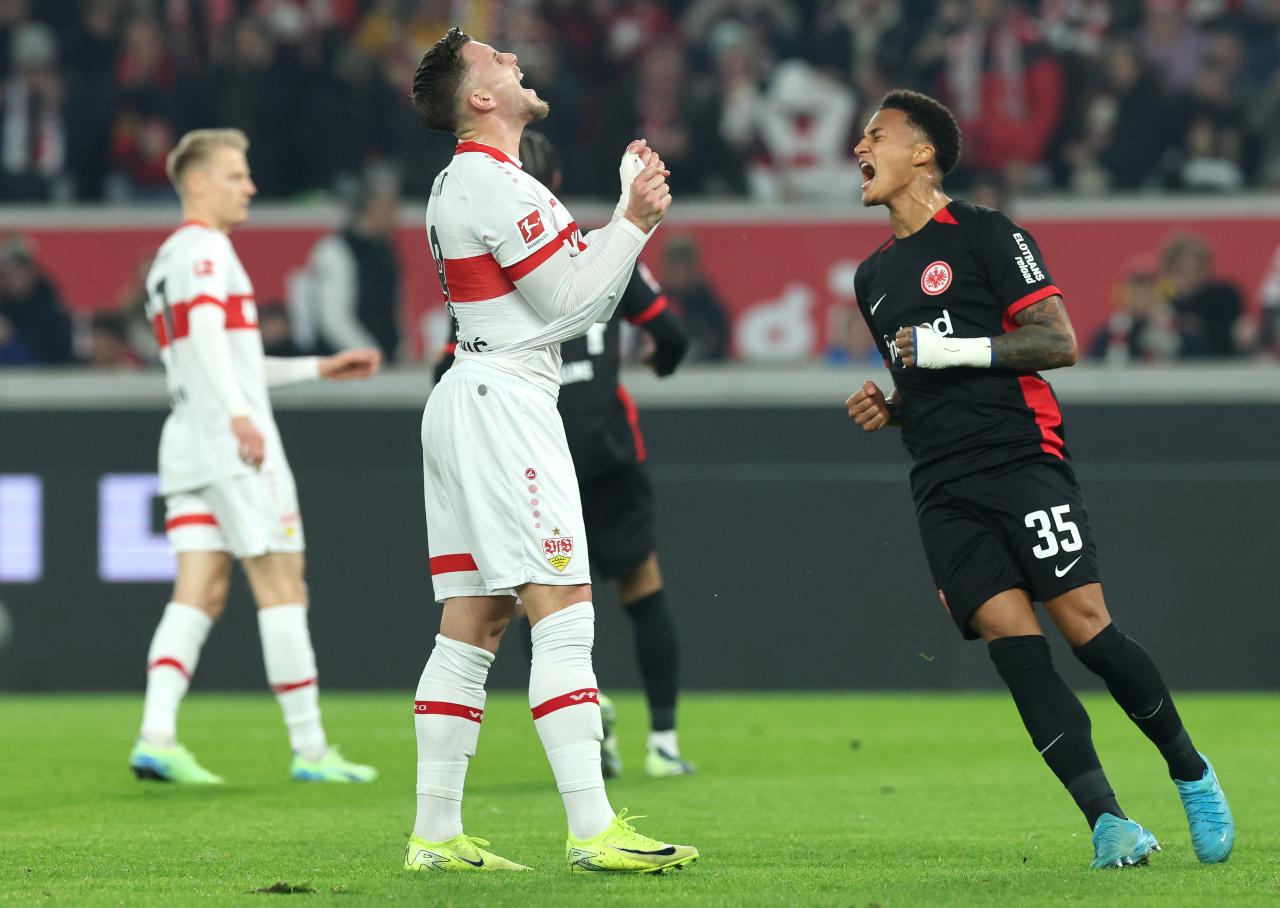 Drama galore as Frankfurt survive late Stuttgart fightback to seal victory