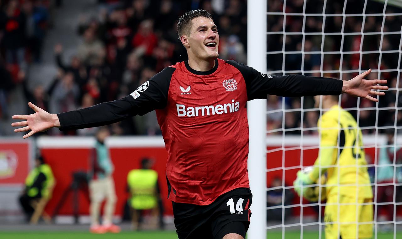 Schick returns to Leverkusen training ahead of Inter clash