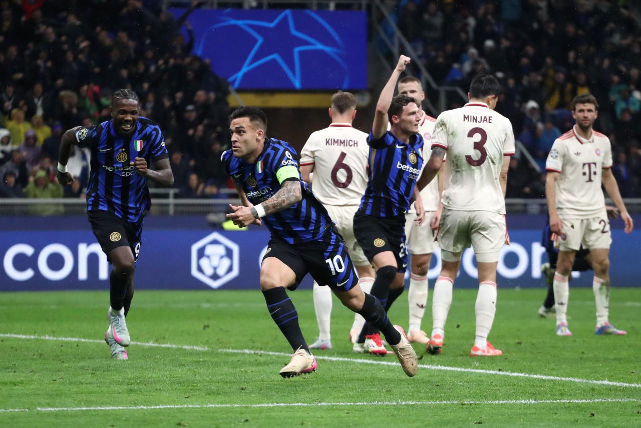Draw ends Bayern’s Champions League hopes as Inter move on to semi-finals