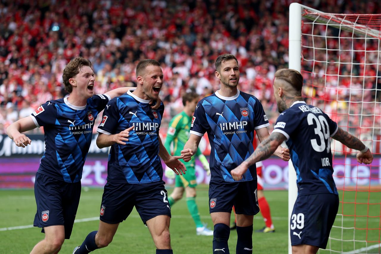 Heidenheim avoid automatic relegation after stunning win in Berlin