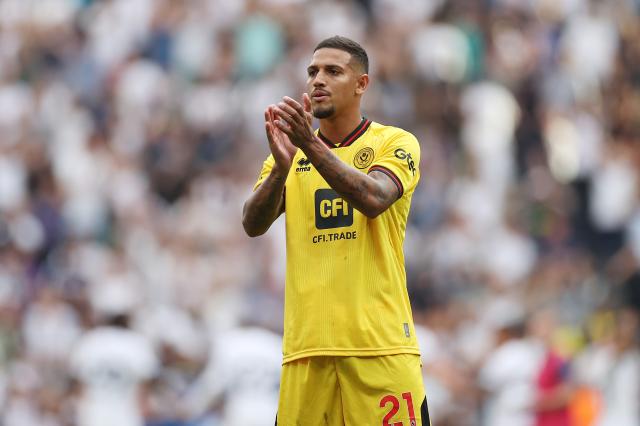 Vini Souza for Sheffield United in the Premier League.