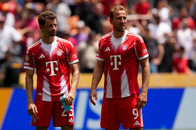 Thomas Müller and Harry Kane for Bayern Munich.