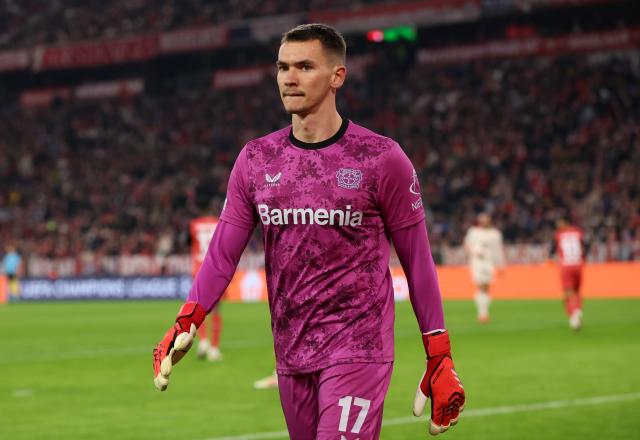 Matěj Kovář for Bayer Leverkusen.