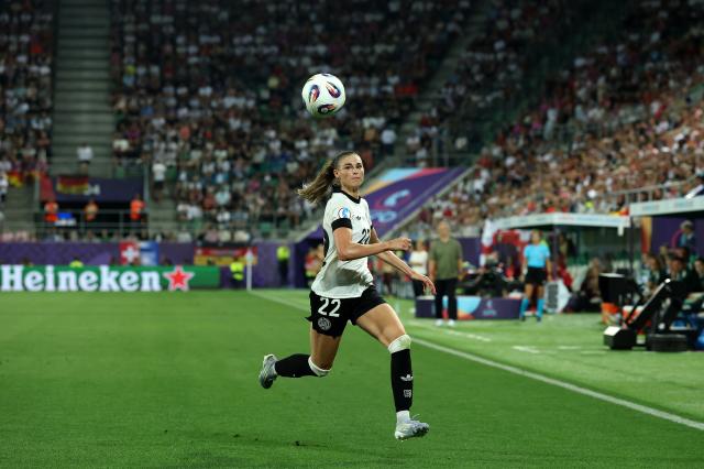 Jule Brand was Player of the Match against Poland