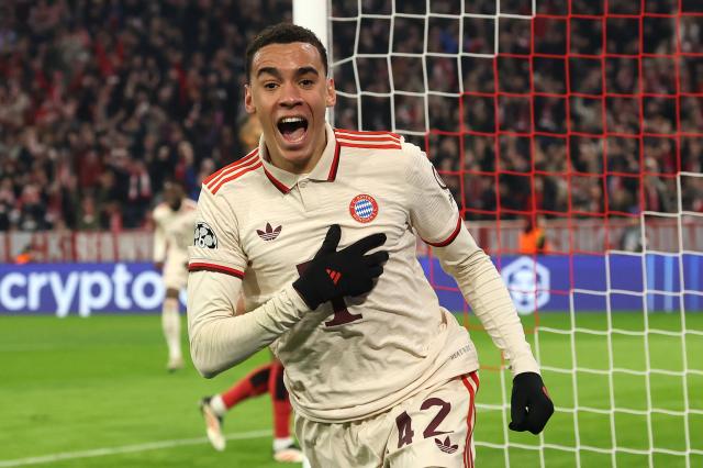 Jamal Musiala for Bayern Munich.