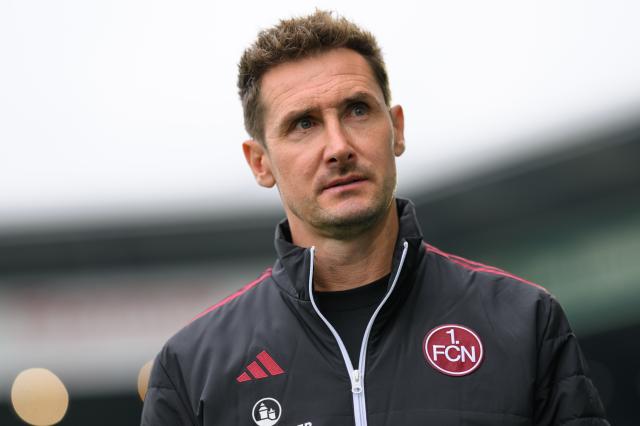 Miroslav Klose, headcoach of 1. FC Nürnberg.
