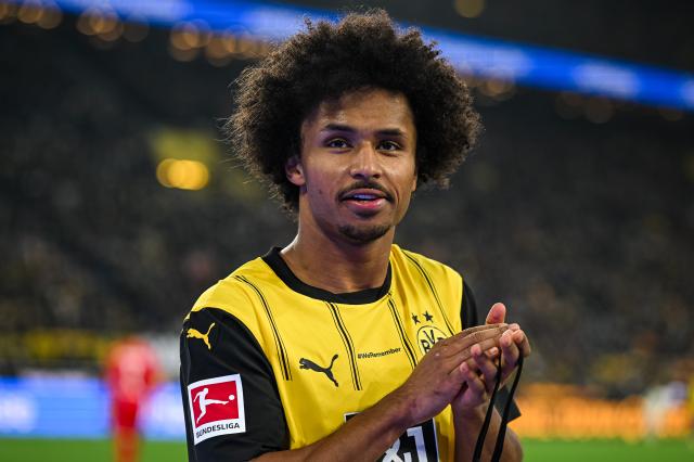 Karim Adeyemi for Borussia Dortmund.