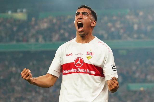 Tiago Tomás for Stuttgart in 2023.