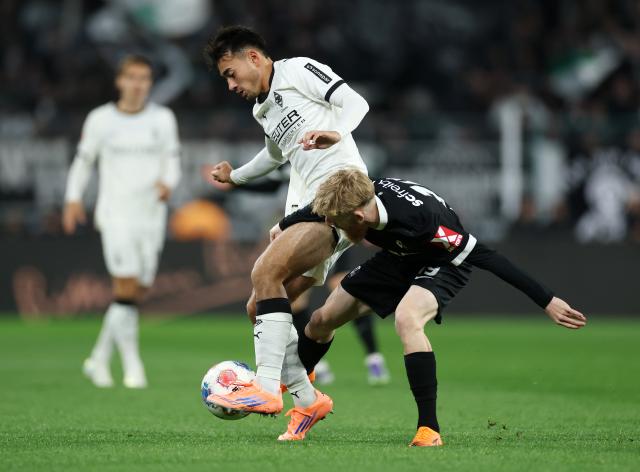 Hard-fought game in Gladbach