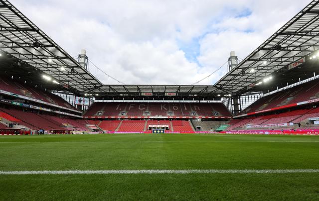 A general view of the inside of the RheinEnergieStadion