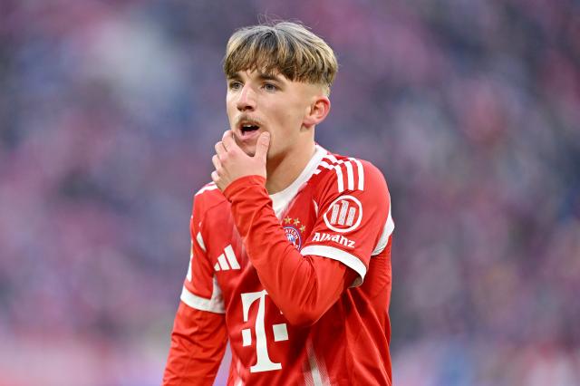 Lennart Karl for Bayern Munich.