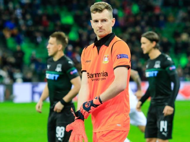 Lukas Hradecky made some great stops in Leverkusen's win over Bayern München.