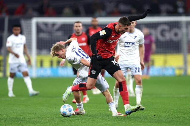 Behrens during his Bundesliga debut