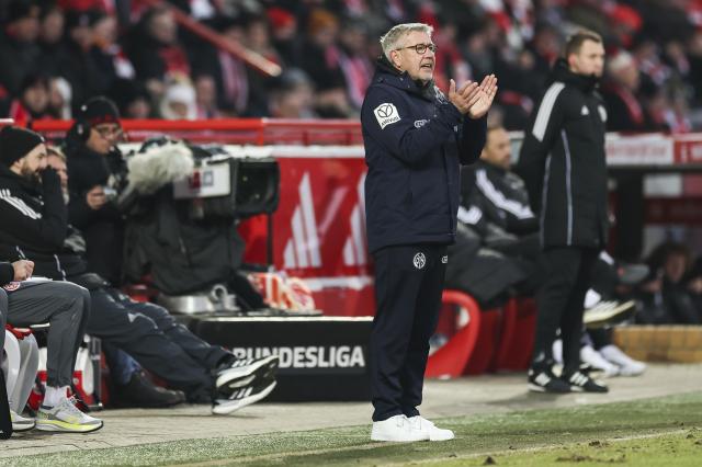 Urs Fischer, Head Coach Mainz 05 reacts during the Bundesliga match vs. Union Berlin, Jan 10 2026
