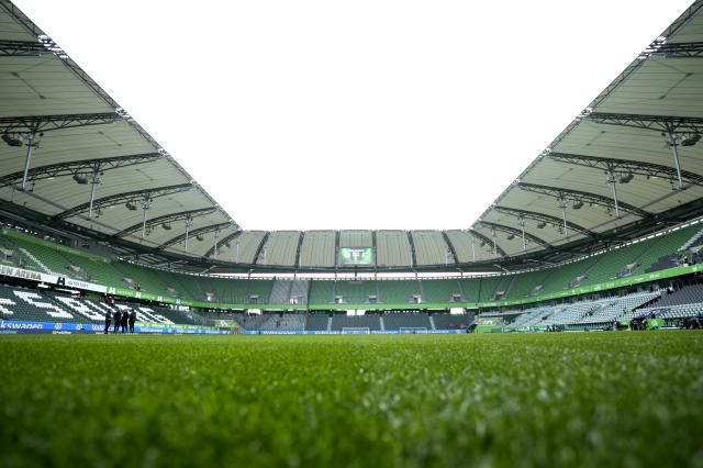 Volkswagen Arena before the VfL Wolfsburg - SC Freiburg match, 20. December 2025.
