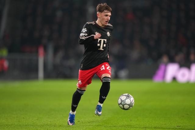 Lennart Karl of Bayern, vs. PSV in the Champions League - 28 Jan 2026