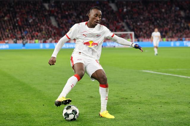 Yan Diomande of RB Leipzig in the DFB-Pokal vs. Bayern Munich - 11 Feb 2026