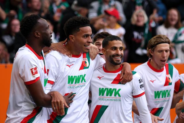 FC Augsburg players.