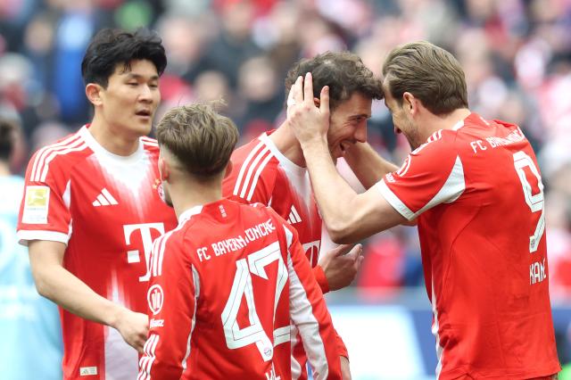 Bayern celebrate Harry Kane’s goal vs. Union Berlin - 21 Nov 2026