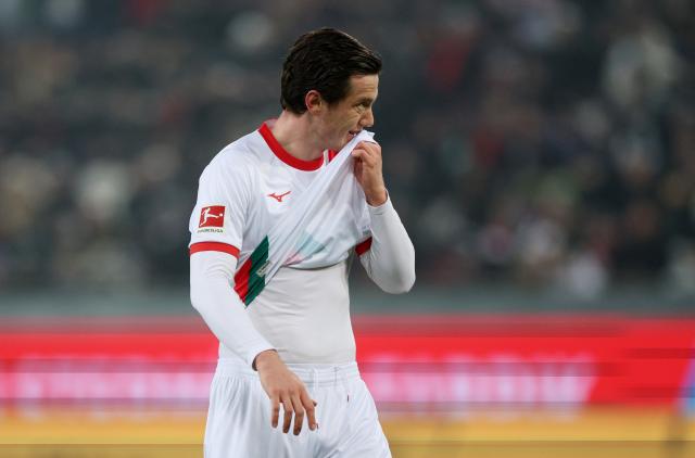 Michael Gregoritsch for Augsburg.