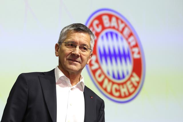 FC Bayern president Herbert Hainer.