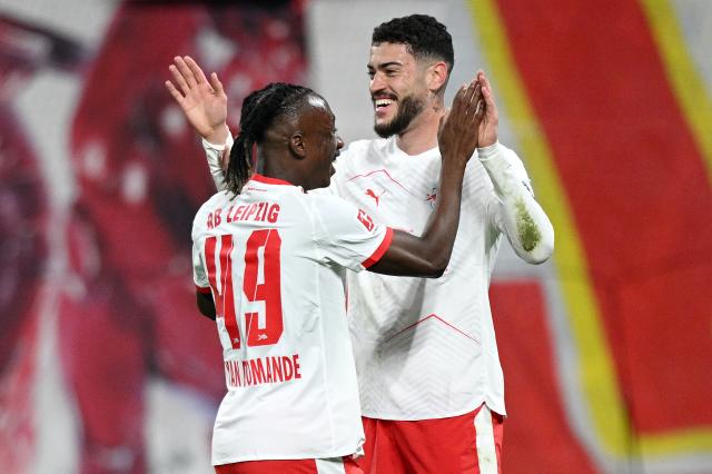 Rômulo of RB Leipzig celebrate’s his goal vs. Union Berlin - 24 Apr 2026