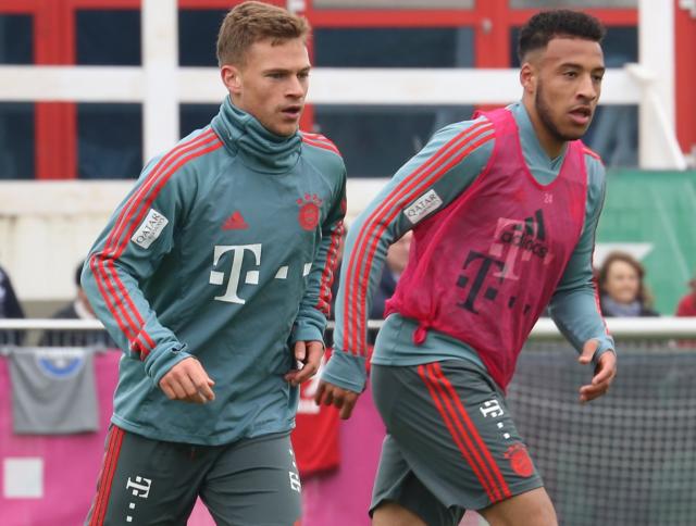 Joshua Kimmich (left) tops Kicker's list of defensive midfielders.