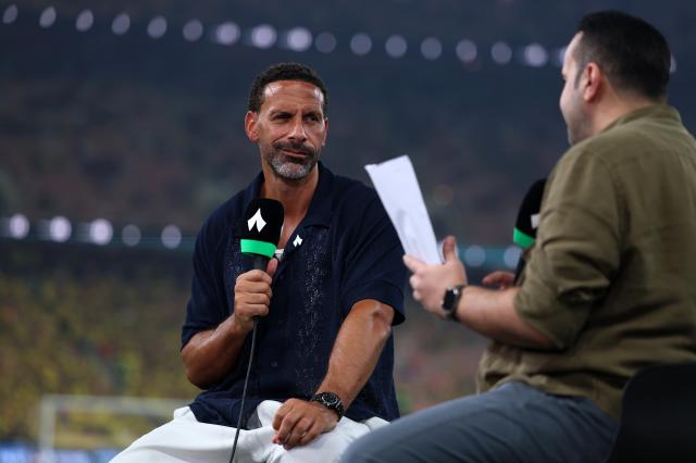 Rio Ferdinand as a pundit.
