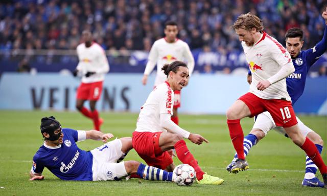 League leaders RB Leipzig take on Schalke 04 on Saturday.