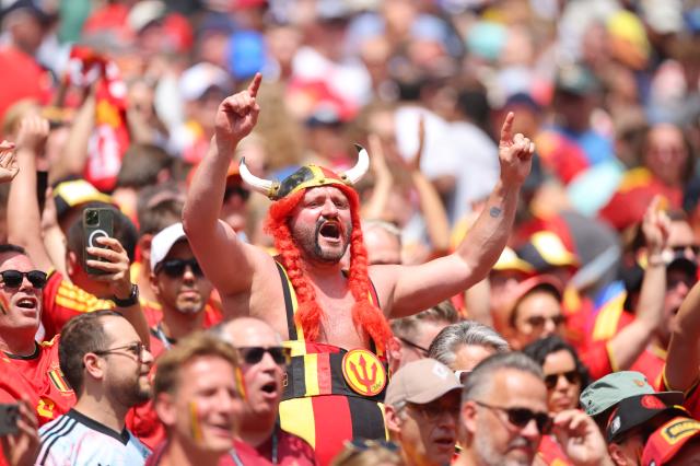 Belgium fans.