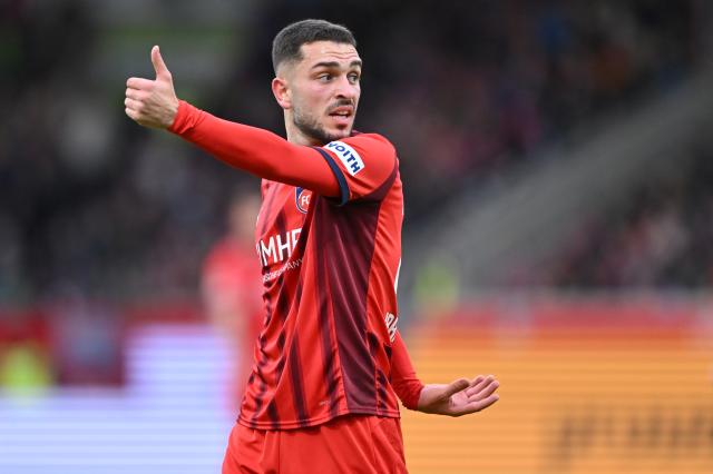 Arijon Ibrahimovic during his loan spell at Heidenheim.