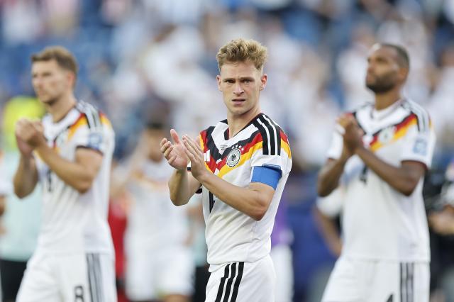 Joshua Kimmich as Germany's captain.