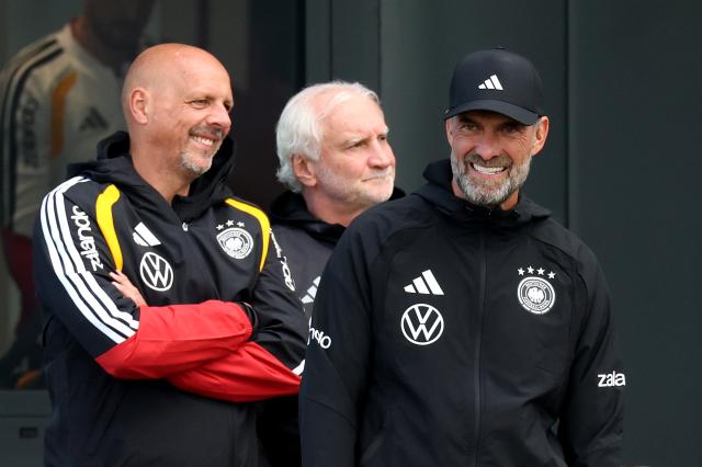 Rudi Völler and Jürgen Klopp for Germany.