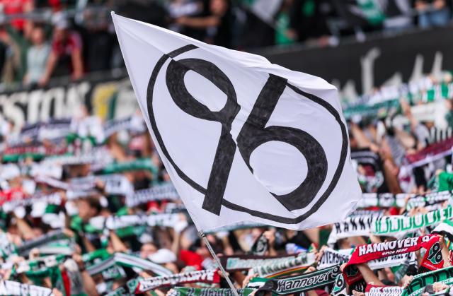 Hannover 96 flag during the match against VfL Bochum 1848, 20. September 2026.