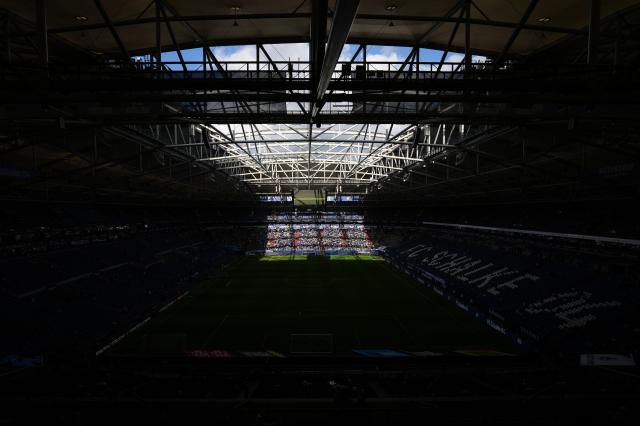 Veltins-Arena in Gelsenkirchen before the FC Schalke 04 - SV Elversberg 07 match, 20. September 2026.