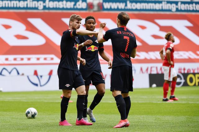 Timo Werner scores hat-trick as RB Leipzig rout Mainz